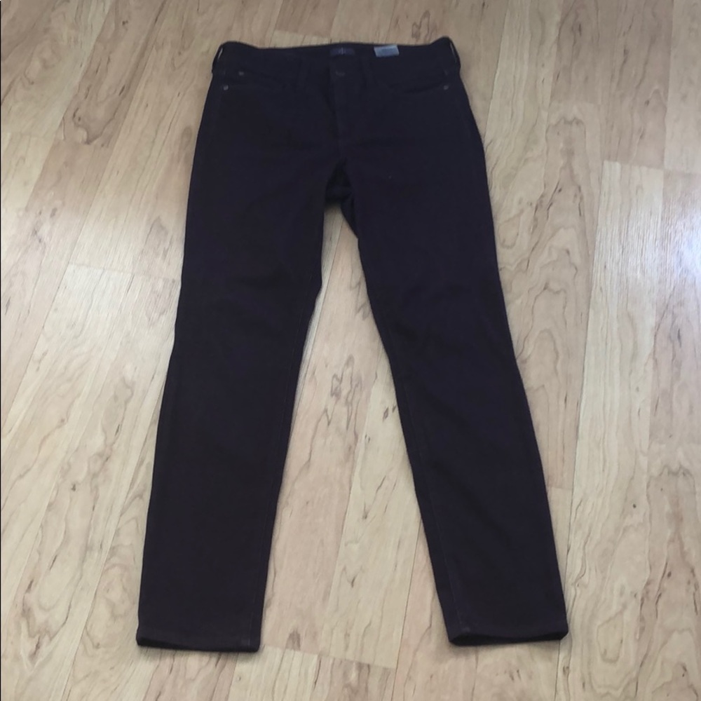 Purple stretchy jeggings